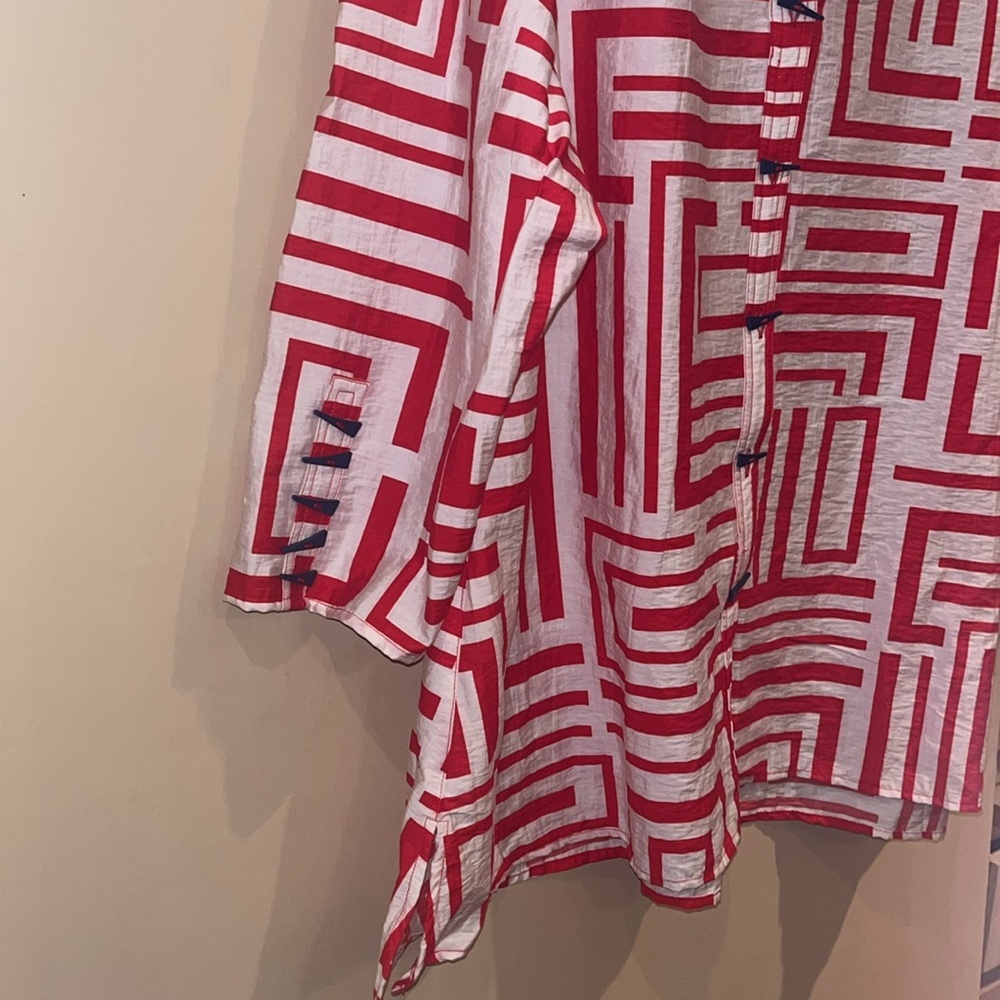 Multiples Size Xl Maternity Top In Red And White,… - image 5